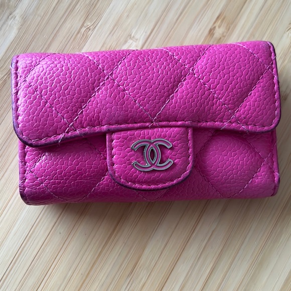 CHANEL Accessories - Chanel Pink Key Holder